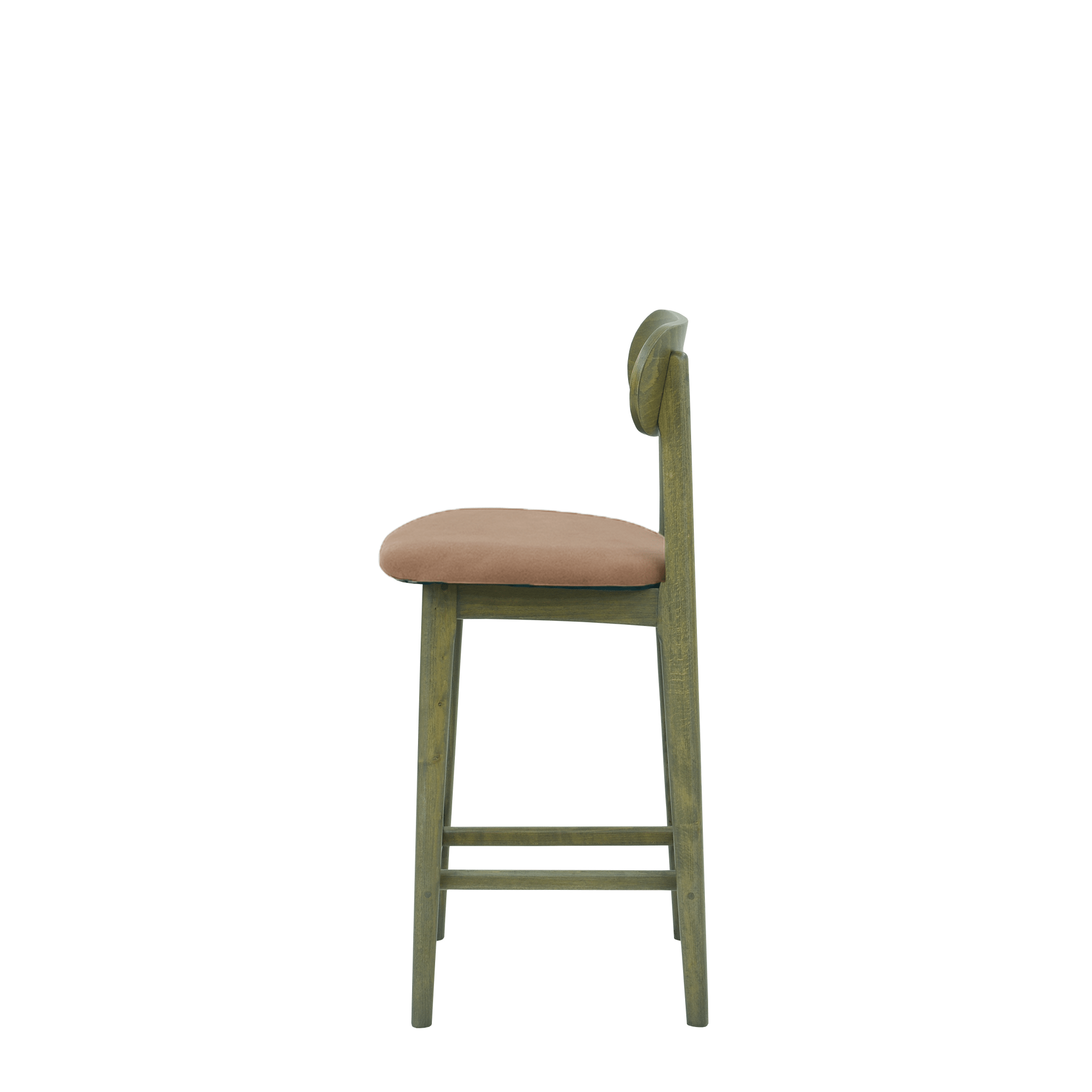 Scaun bar catifea ALBASTRA | model CLEO - eScaun.ro