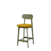 Scaun bar catifea ALBASTRA | model CLEO - eScaun.ro