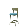 Scaun bar catifea ALBASTRA | model CLEO - eScaun.ro