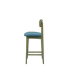 Scaun bar catifea ALBASTRA | model CLEO - eScaun.ro