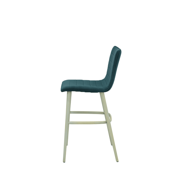 Scaun bar catifea ALBASTRA | model NIZZIE - eScaun.ro