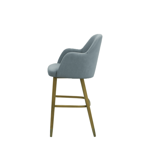 Scaun bar catifea ALBASTRA | model PINO - eScaun.ro