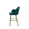 Scaun bar catifea ALBASTRA | model PINO - eScaun.ro