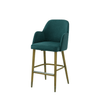 Scaun bar catifea ALBASTRA | model PINO - eScaun.ro