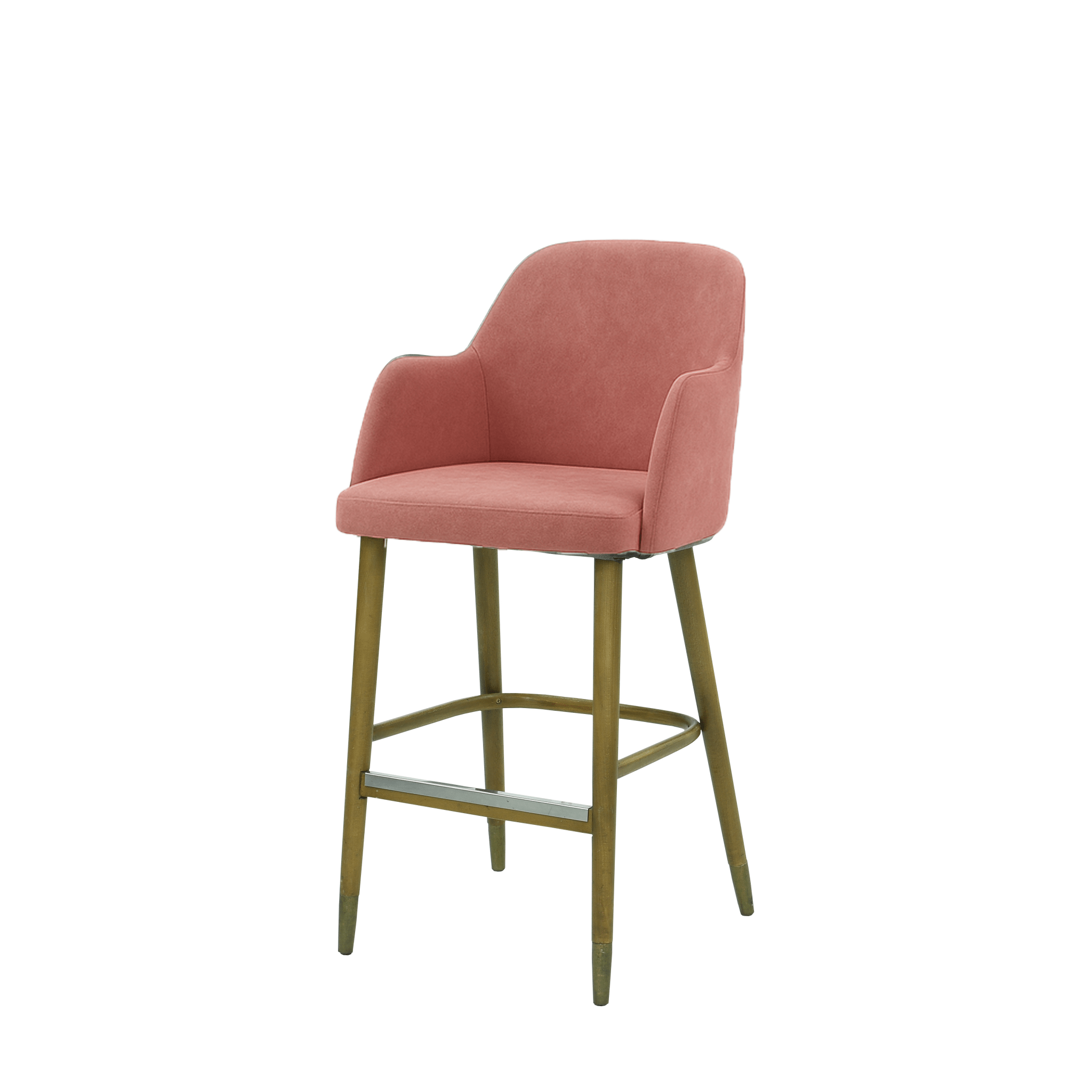Scaun bar catifea ALBASTRA | model PINO - eScaun.ro