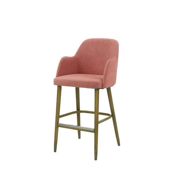 Scaun bar catifea ALBASTRA | model PINO - eScaun.ro