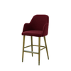 Scaun bar catifea ALBASTRA | model PINO - eScaun.ro