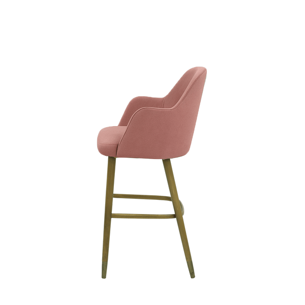 Scaun bar catifea ALBASTRA | model PINO - eScaun.ro