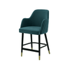 Scaun bar catifea ALBASTRA | model PINO X - eScaun.ro