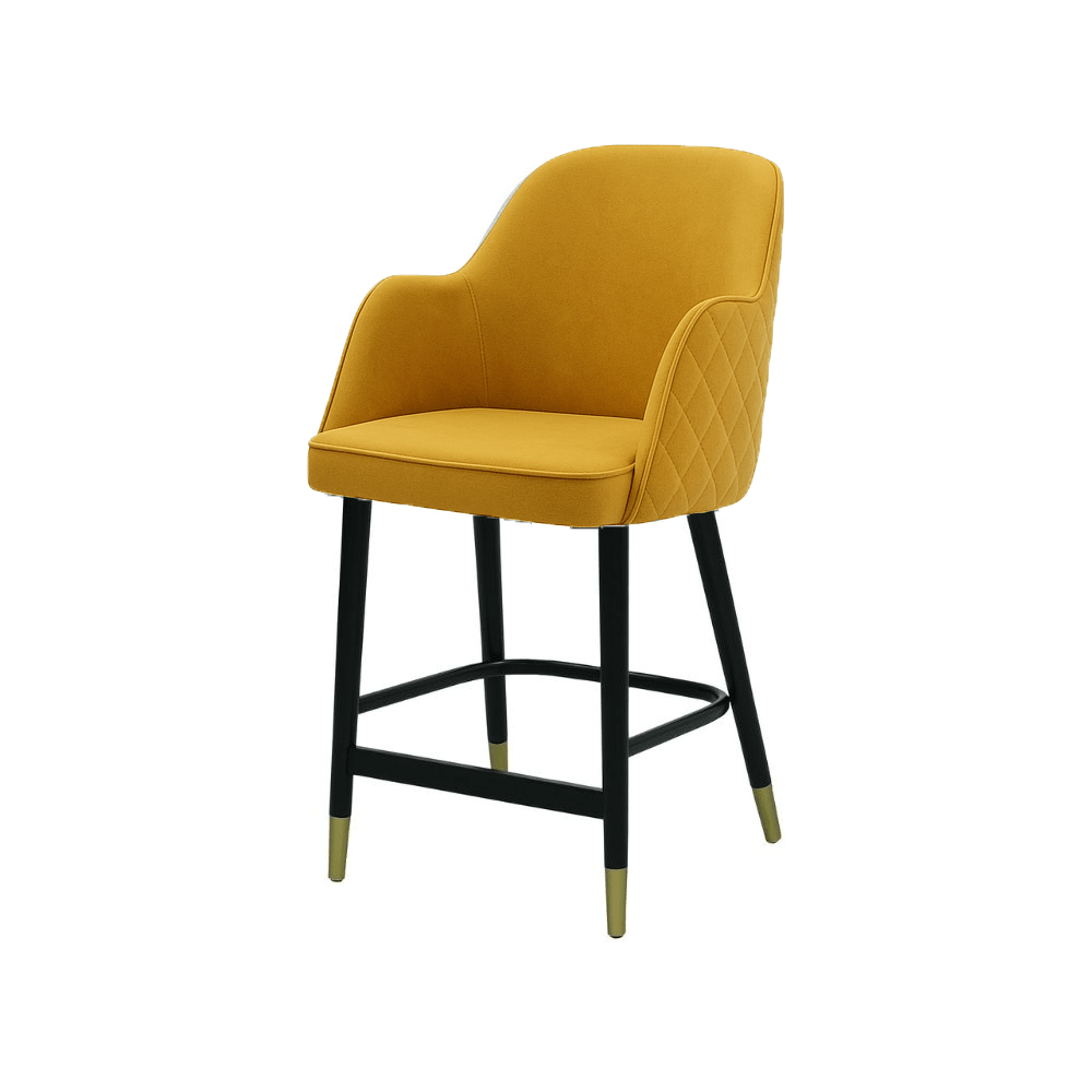 Scaun bar catifea ALBASTRA | model PINO X - eScaun.ro