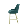 Scaun bar catifea ALBASTRA | model ROCCO - eScaun.ro