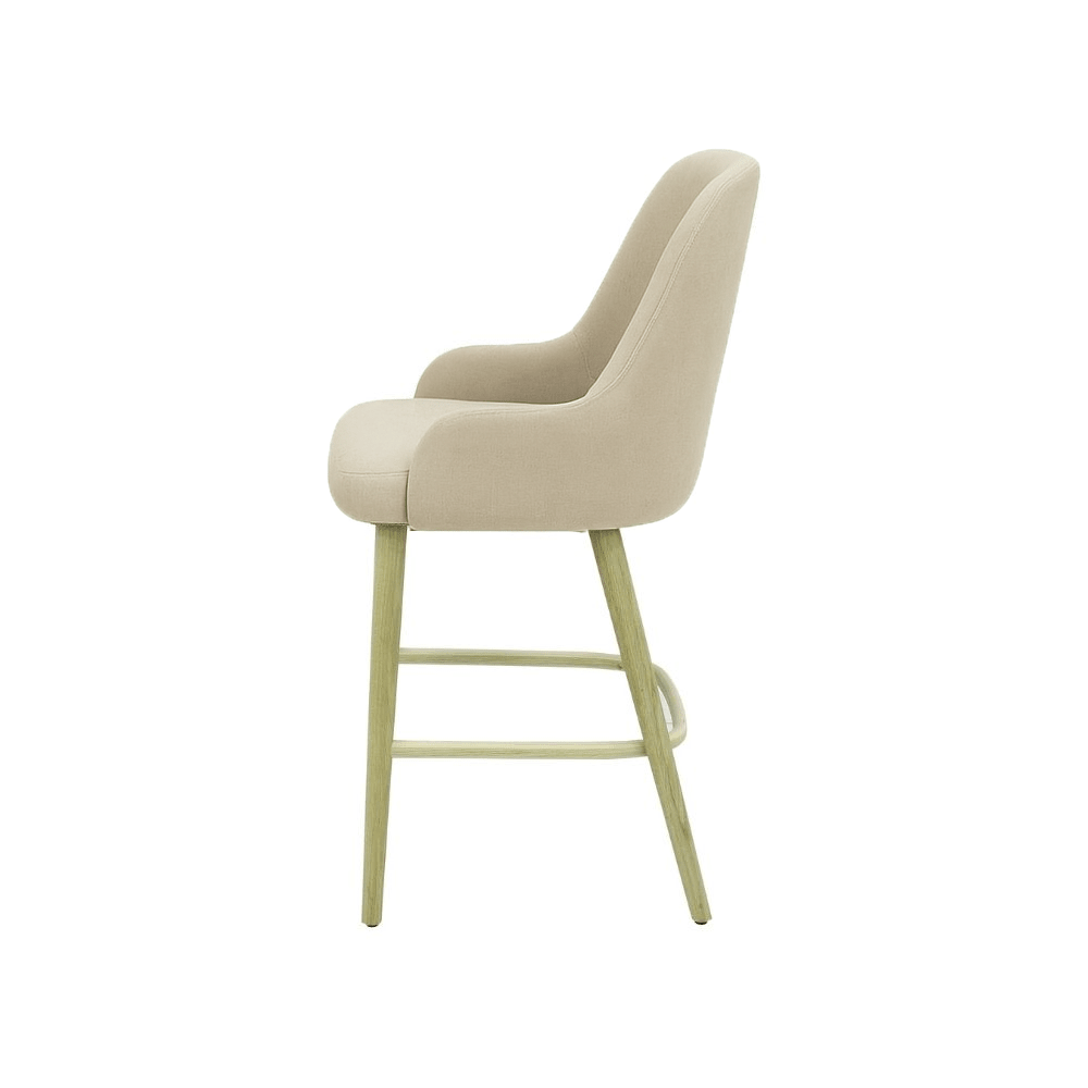 Scaun bar catifea ALBASTRA | model ROCCO - eScaun.ro