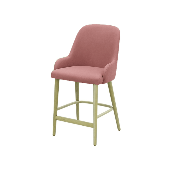 Scaun bar catifea ALBASTRA | model ROCCO - eScaun.ro