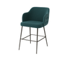 Scaun bar catifea ALBASTRA | model TEONA - eScaun.ro