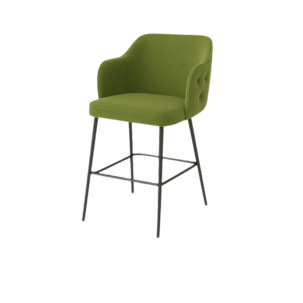 Scaun bar catifea ALBASTRA | model TEONA - eScaun.ro