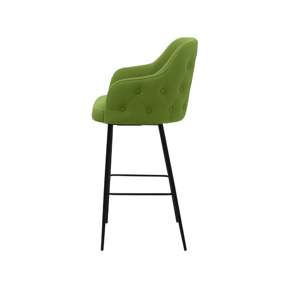 Scaun bar catifea ALBASTRA | model TEONA - eScaun.ro