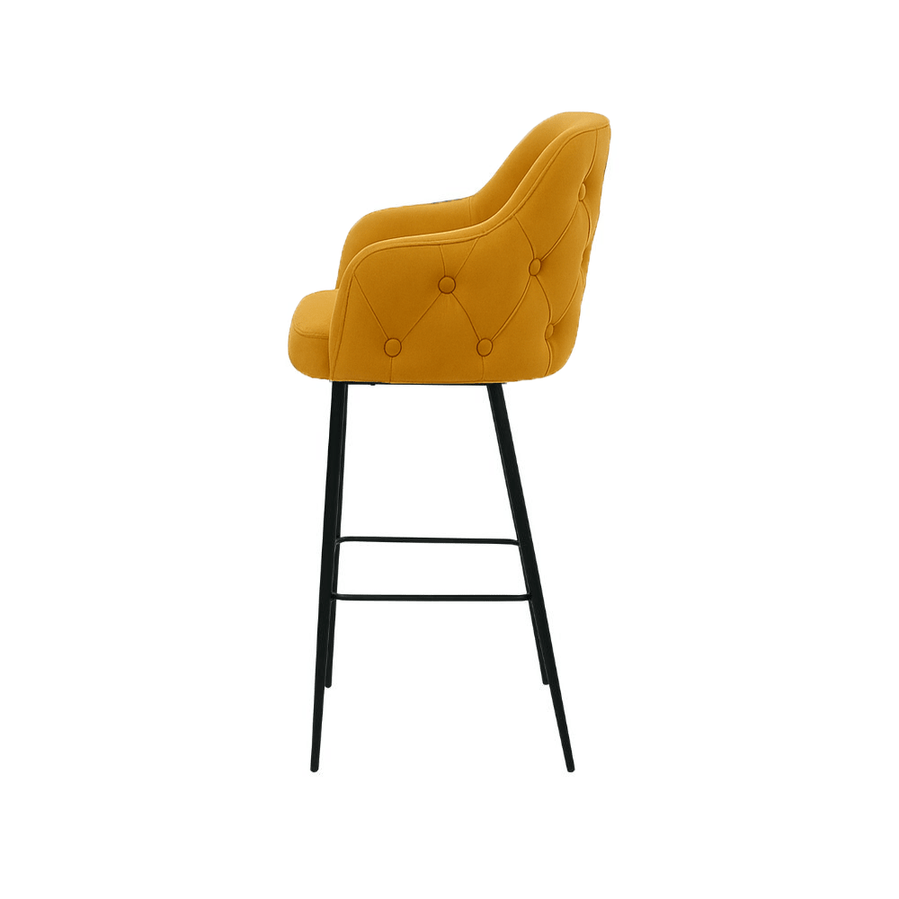 Scaun bar catifea ALBASTRA | model TEONA - eScaun.ro