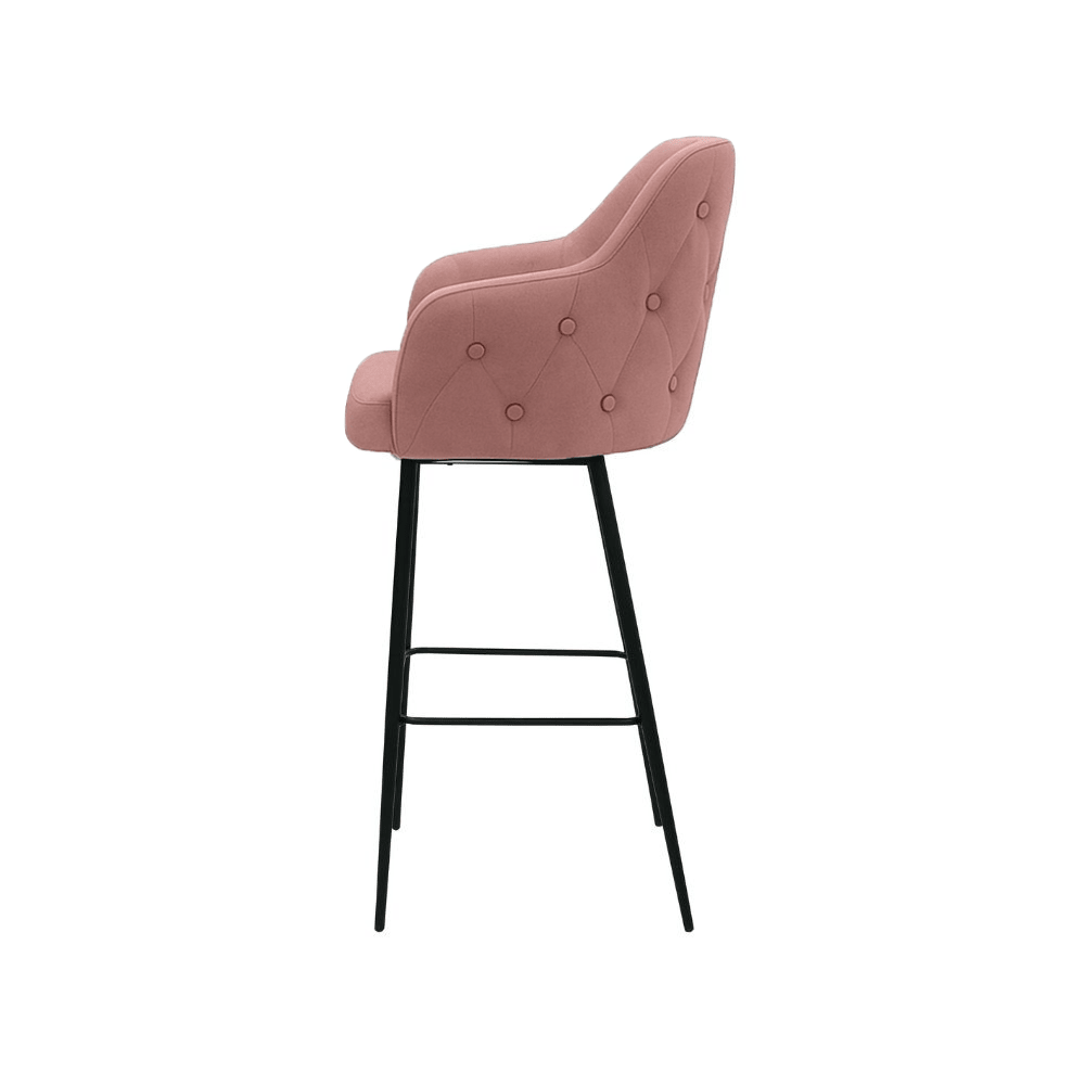 Scaun bar catifea ALBASTRA | model TEONA - eScaun.ro