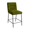 Scaun bar catifea GRI | model DAG - eScaun.ro