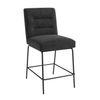 Scaun bar catifea GRI | model DAG - eScaun.ro