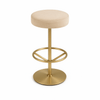 Scaun bar catifea GRI | model DELIA - eScaun.ro