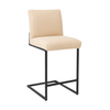 Scaun bar catifea GRI | model FLEET NA - eScaun.ro