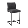 Scaun bar catifea GRI | model FLEET NA - eScaun.ro