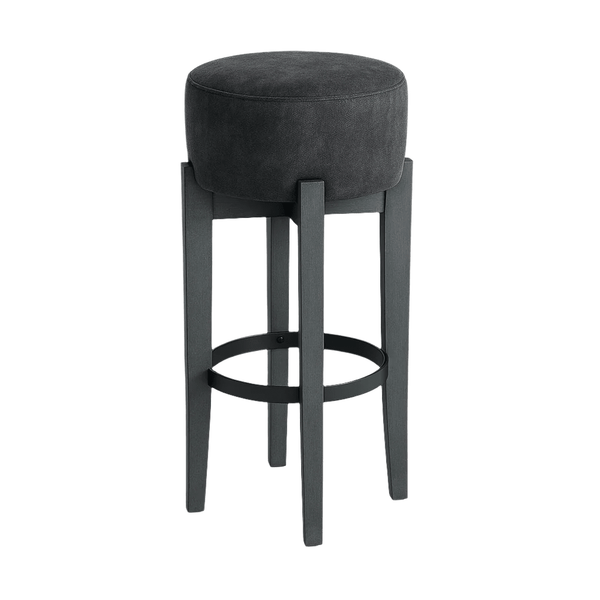 Scaun bar catifea GRI | model MERI - eScaun.ro