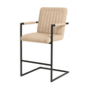 Scaun bar catifea GRI | model TRUM - eScaun.ro