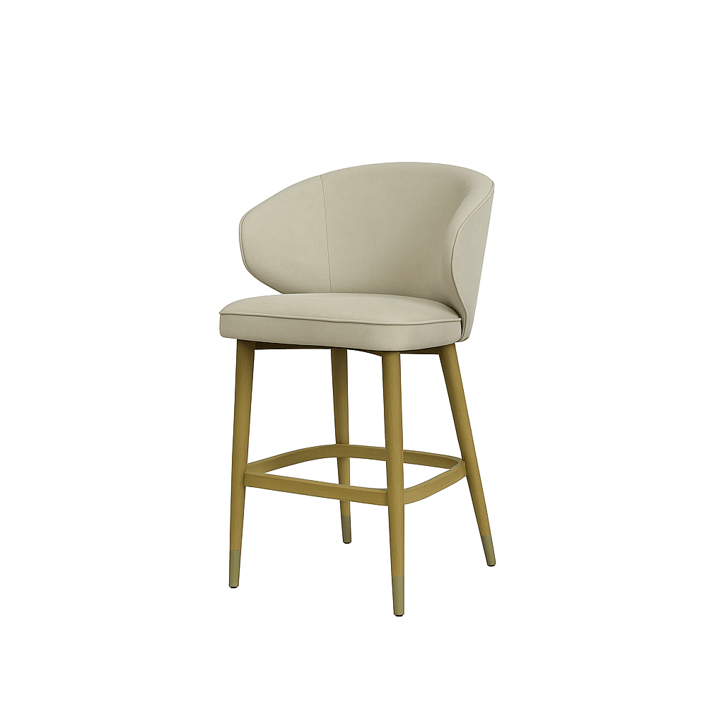 Scaun bar catifea | model CAPRICE - eScaun.ro