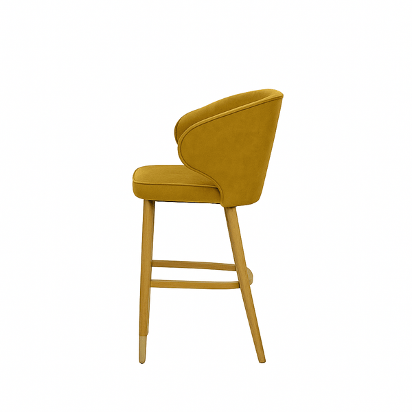 Scaun bar catifea | model CAPRICE - eScaun.ro