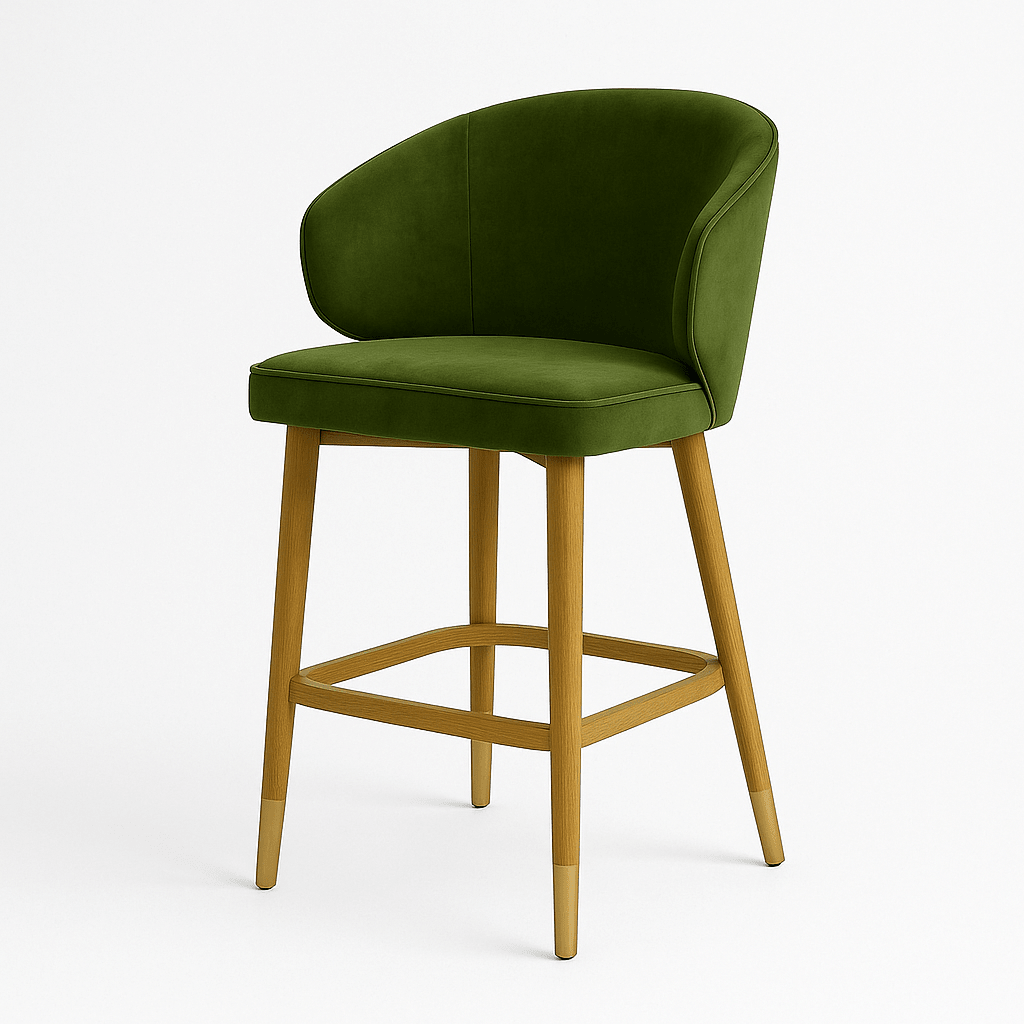 Scaun bar catifea | model CAPRICE - eScaun.ro