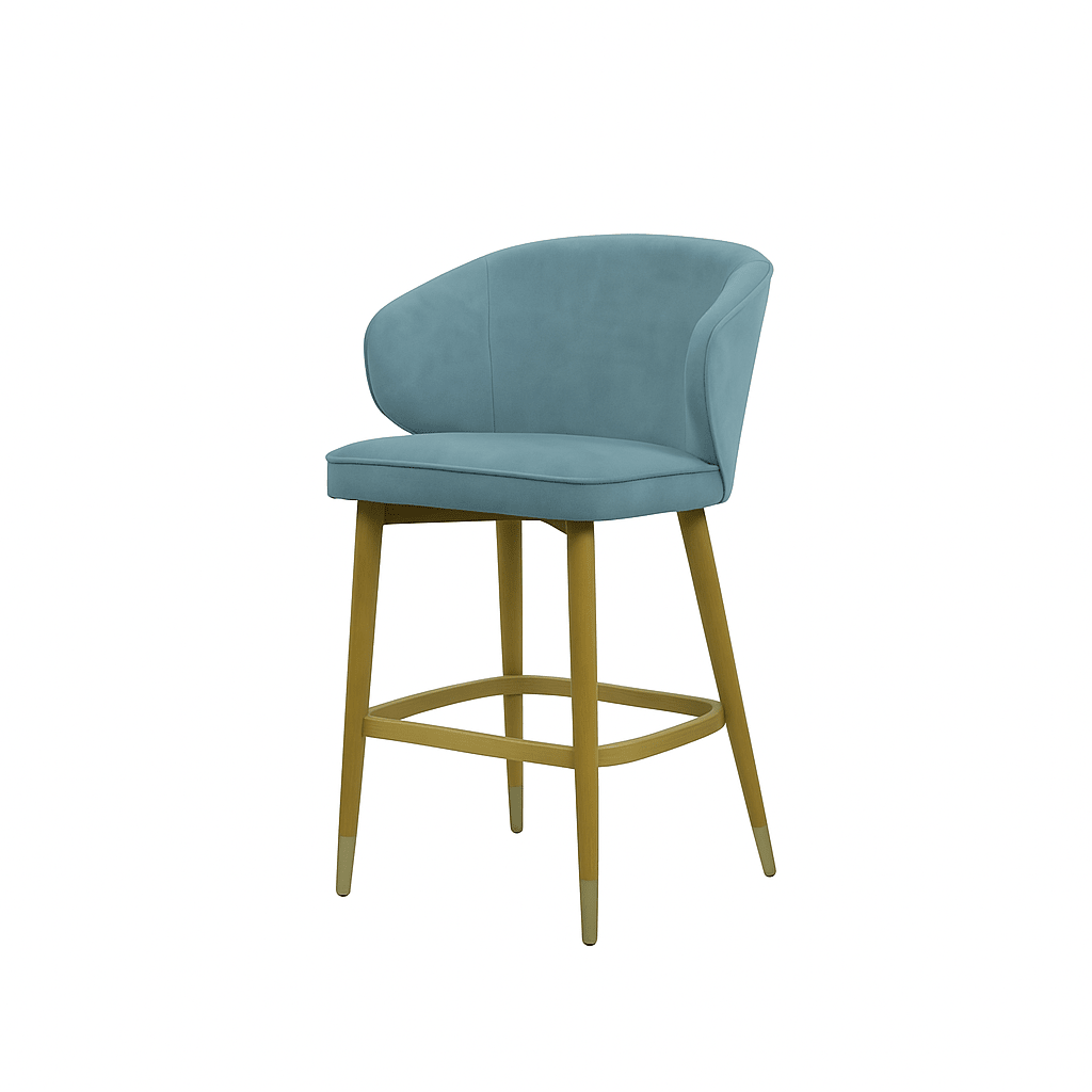 Scaun bar catifea | model CAPRICE - eScaun.ro
