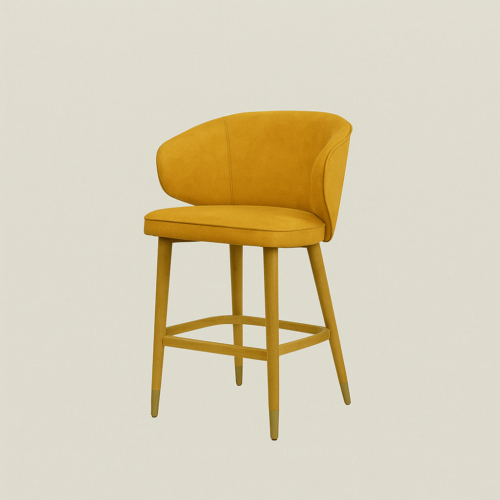 Scaun bar catifea | model CAPRICE - eScaun.ro