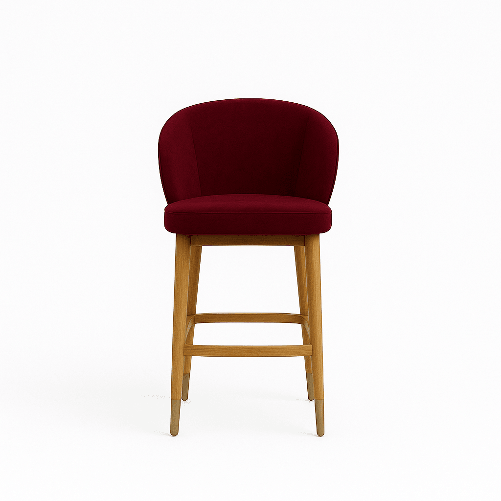 Scaun bar catifea | model CAPRICE - eScaun.ro