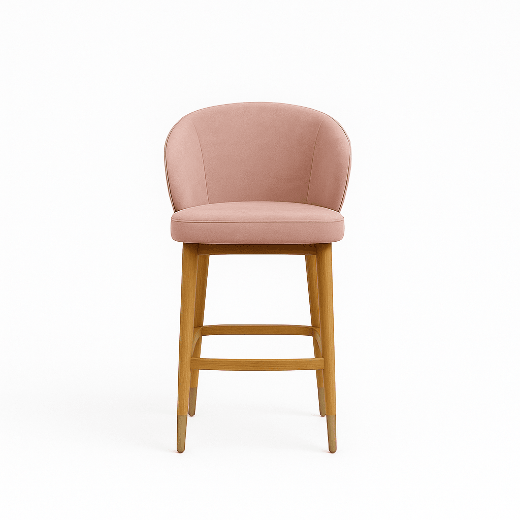 Scaun bar catifea | model CAPRICE - eScaun.ro