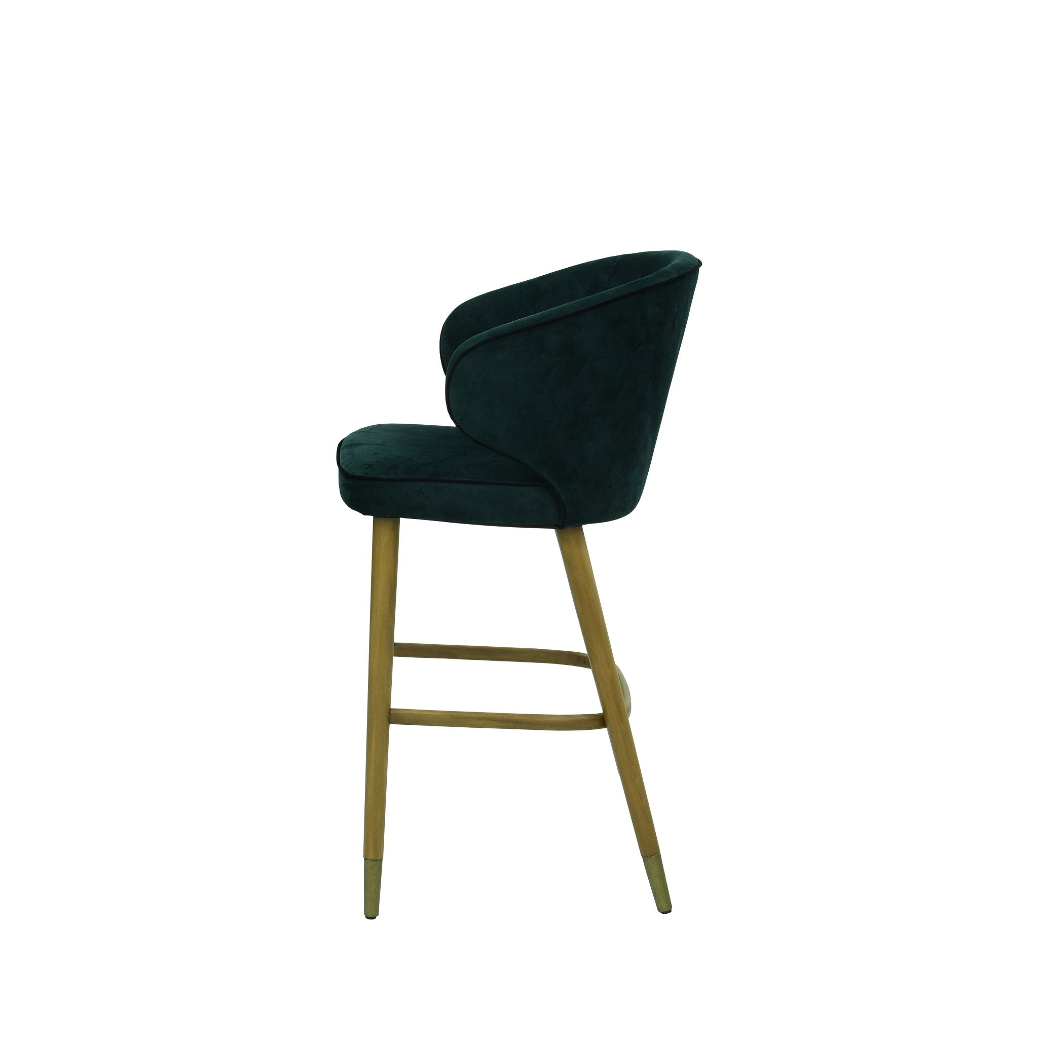 Scaun bar catifea | model CAPRICE - eScaun.ro