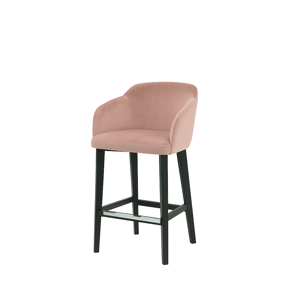 Scaun bar catifea | model CROCO - eScaun.ro