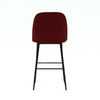 Scaun bar catifea | model FOX - eScaun.ro
