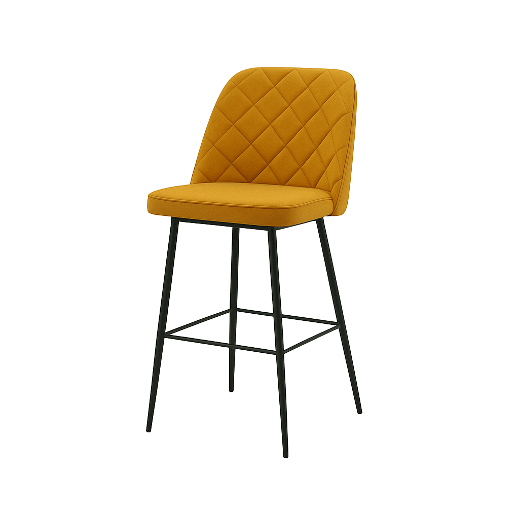 Scaun bar catifea | model FOX - eScaun.ro