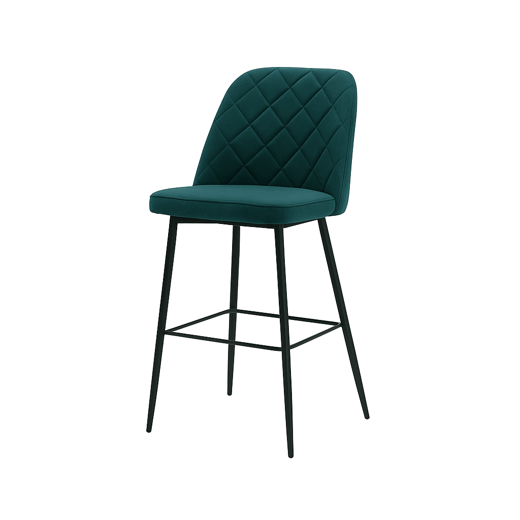Scaun bar catifea | model FOX - eScaun.ro