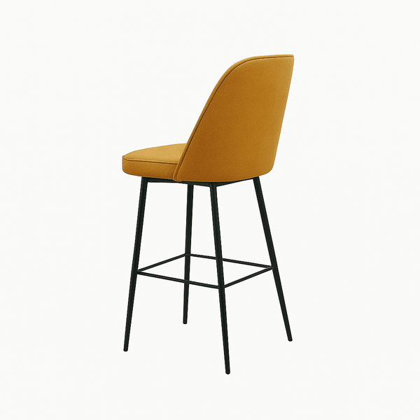 Scaun bar catifea | model FOX - eScaun.ro