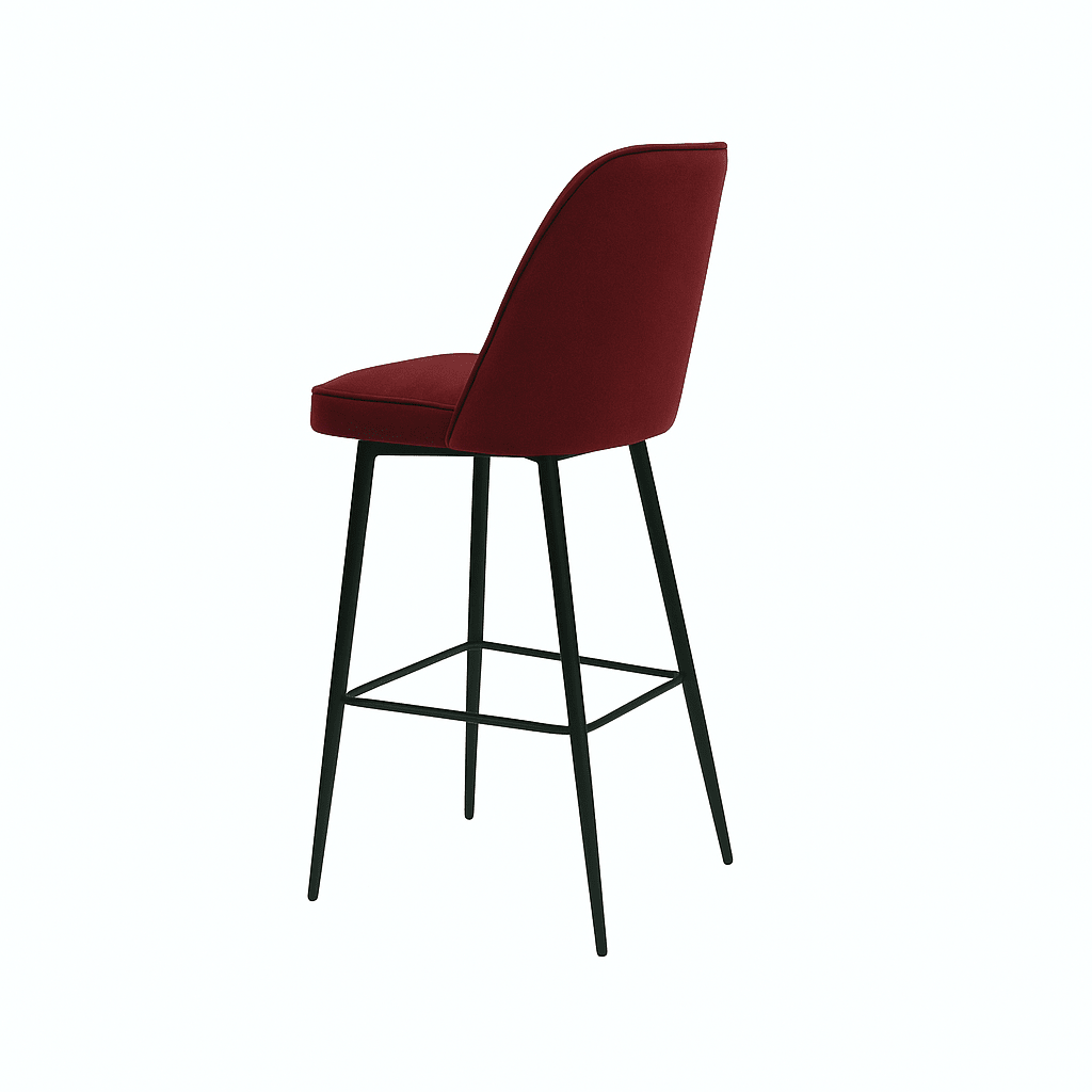 Scaun bar catifea | model FOX - eScaun.ro