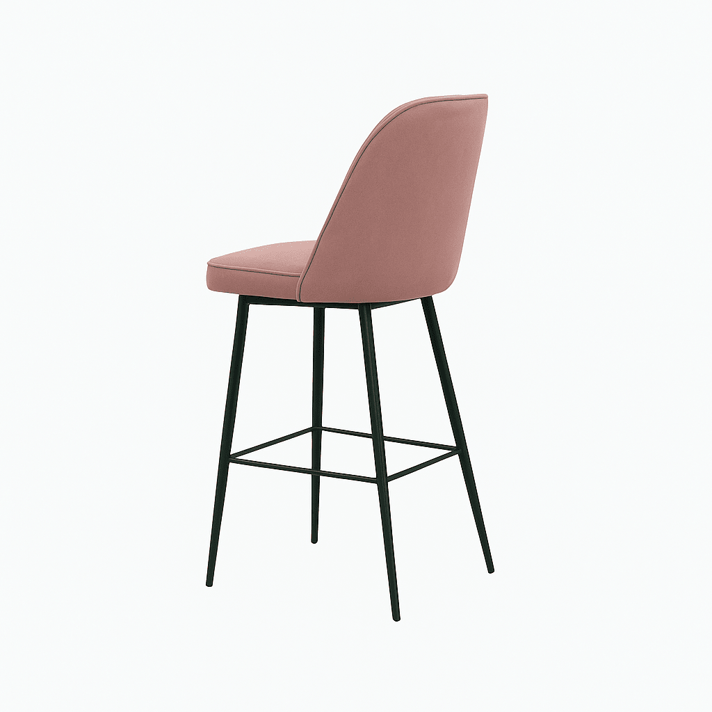 Scaun bar catifea | model FOX - eScaun.ro