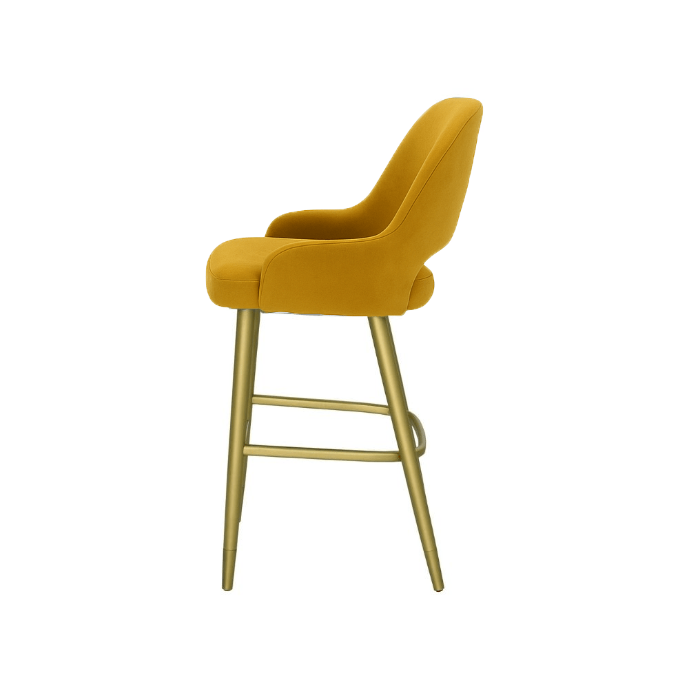 Scaun bar catifea | model HUGO - eScaun.ro