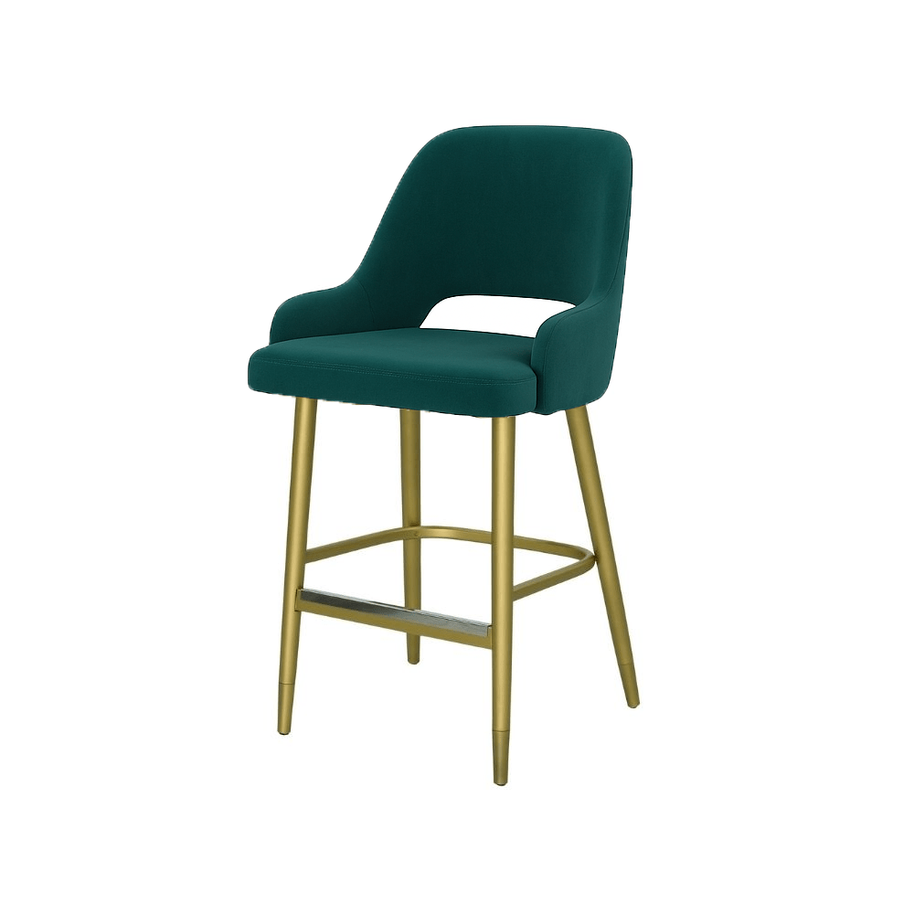 Scaun bar catifea | model HUGO - eScaun.ro