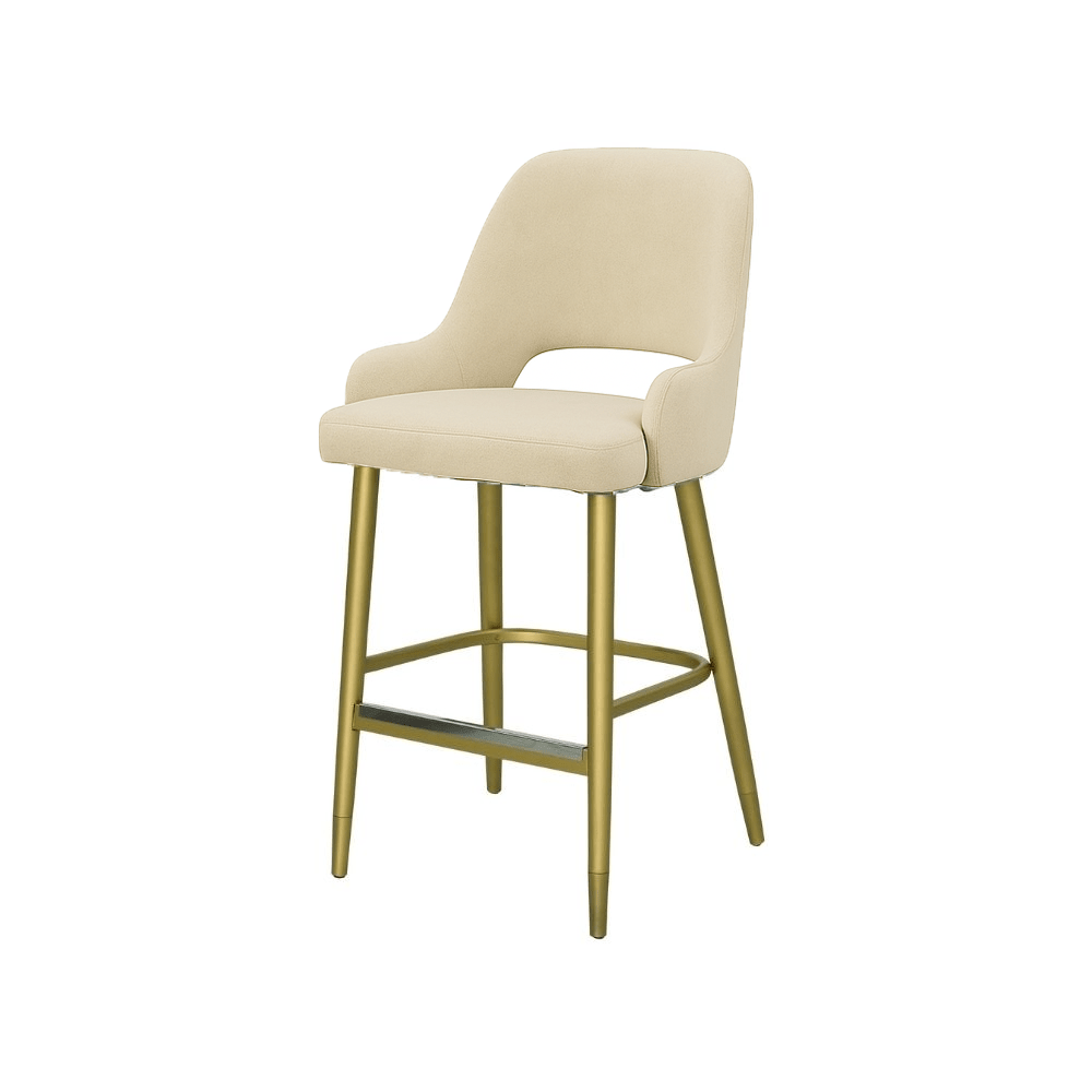 Scaun bar catifea | model HUGO - eScaun.ro