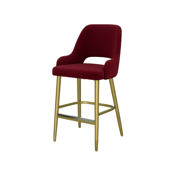 Scaun bar catifea | model HUGO - eScaun.ro