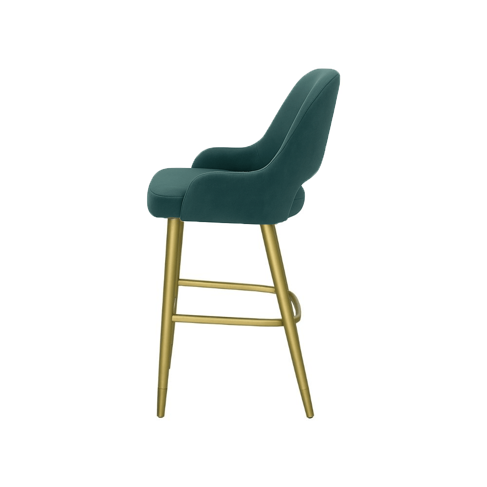 Scaun bar catifea | model HUGO - eScaun.ro