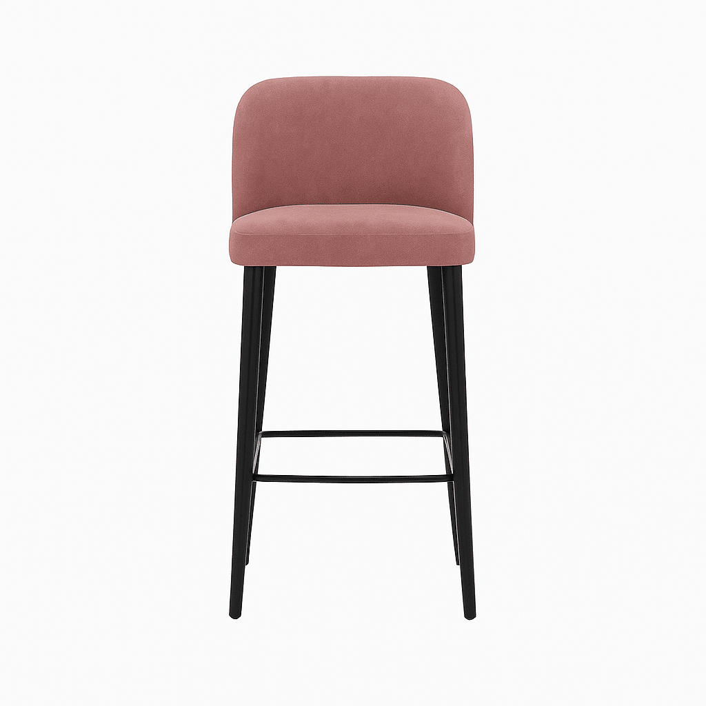 Scaun bar catifea | model IVA - eScaun.ro